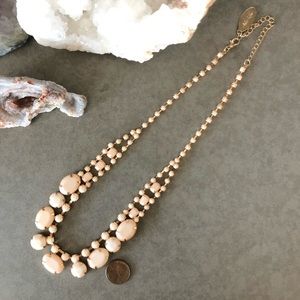 🎀4/$15 Adia Kibur pink statement cocktail necklace